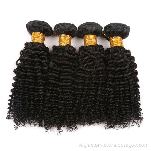 Wholesale 100% virgin hair products for black women, full cuticle indian human kinky curly virgin hair